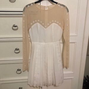 White Geometrical Dress